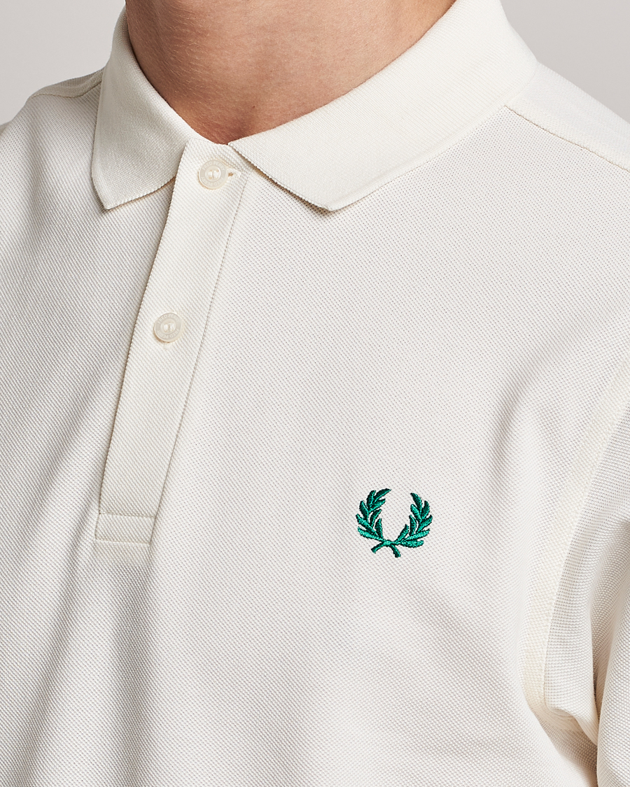 Herr | Pikéer | Fred Perry | Plain Polo Shirt Light Ecru