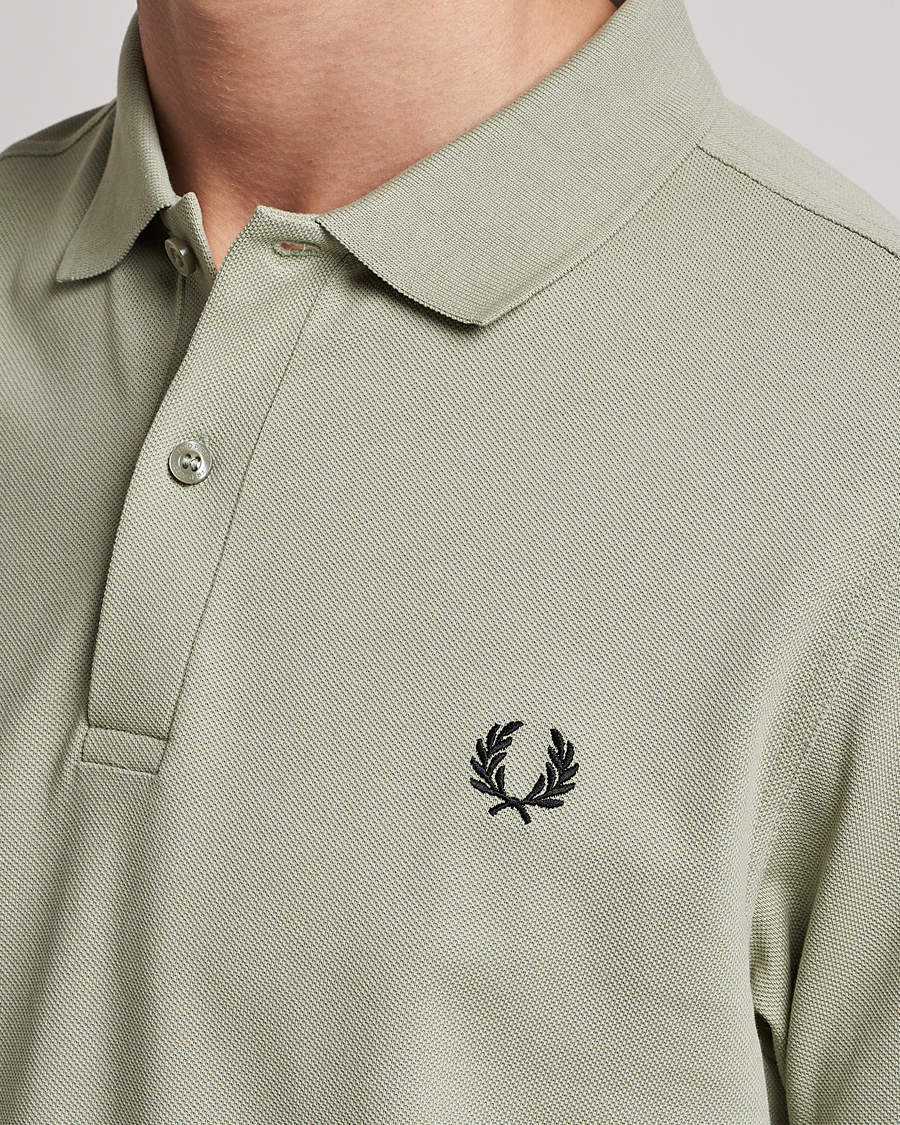 Herr | Pikéer | Fred Perry | Plain Polo Shirt Seagrass