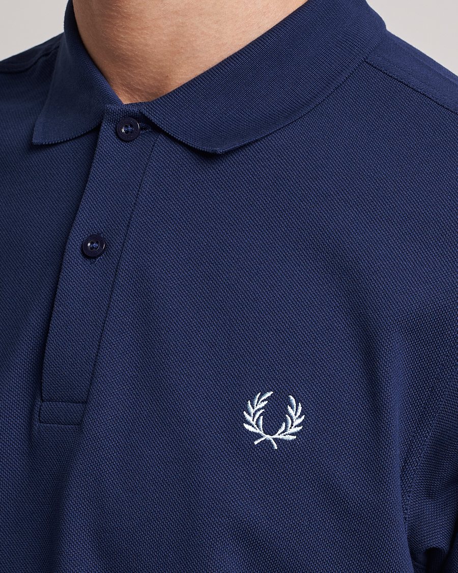 Herr | Pikéer | Fred Perry | Plain Polo Shirt French Navy