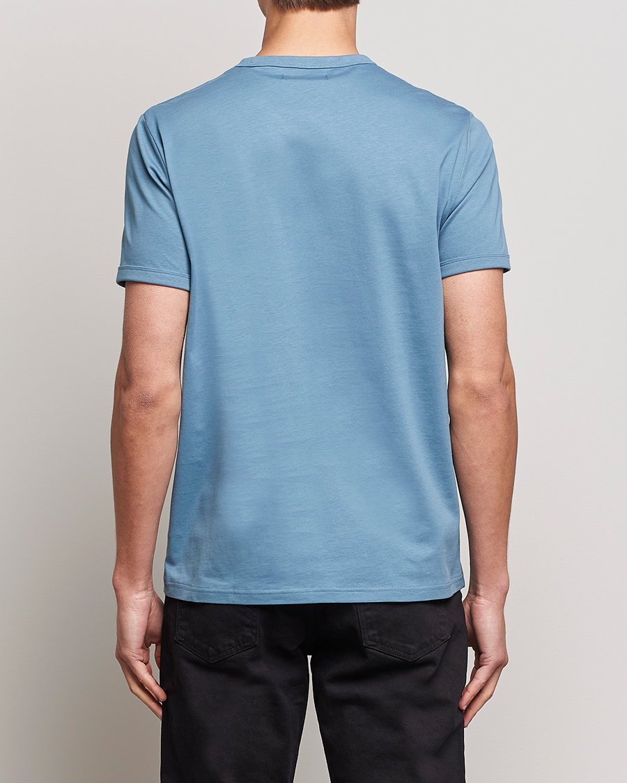 Herr | T-Shirts | Fred Perry | Ringer Cotton T-Shirt Ash Blue