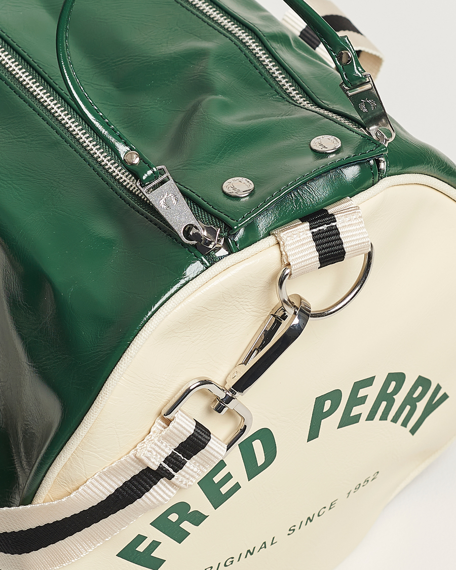 Fred perry barrel bag green sales