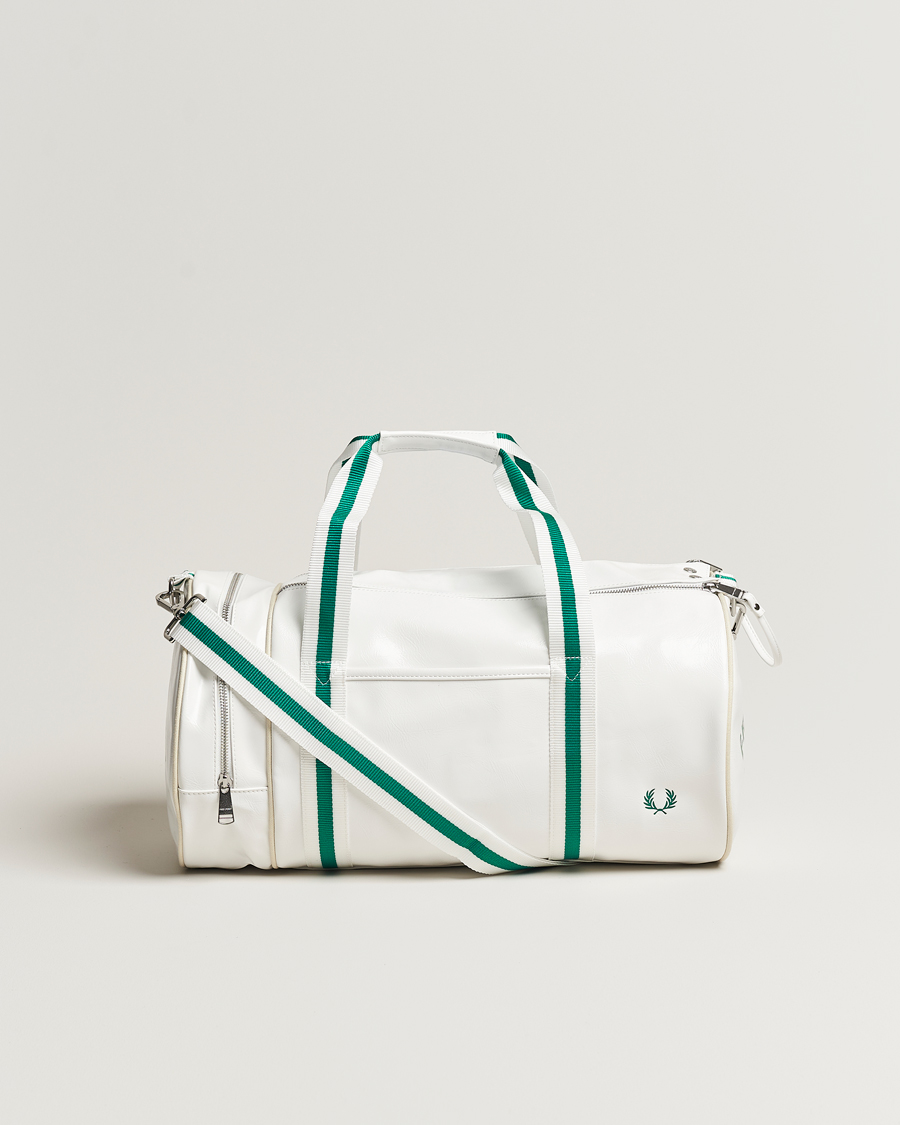 Herr | Fred Perry Classic Barrel Bag Snow White | Fred Perry | Classic Barrel Bag Snow White