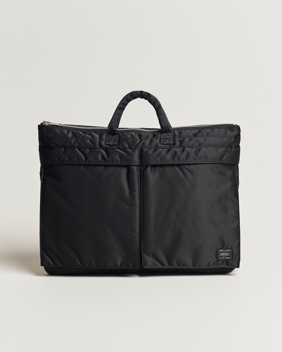 Herr | Porter-Yoshida & Co. Tanker Short Helmet Bag Black | Porter-Yoshida & Co. | Tanker Short Helmet Bag Black