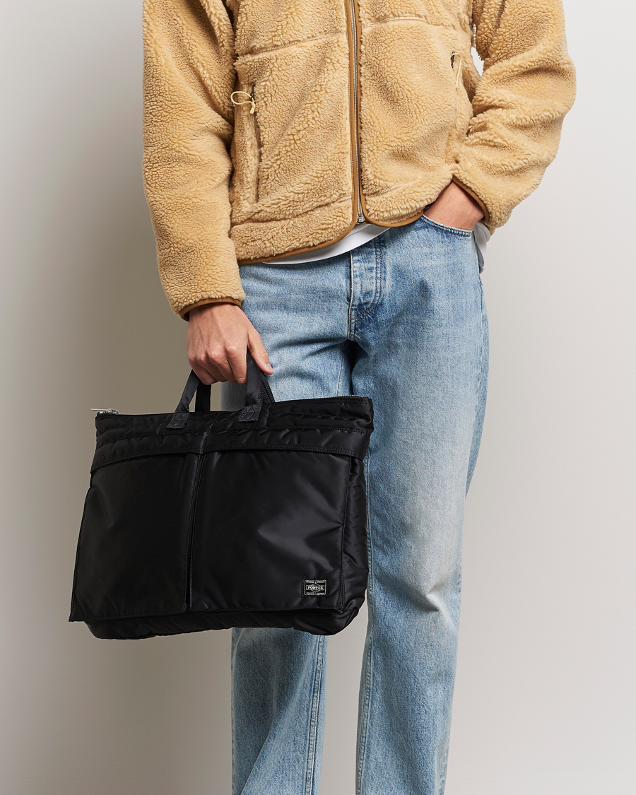 Herr | Porter-Yoshida & Co. Tanker Short Helmet Bag Black | Porter-Yoshida & Co. | Tanker Short Helmet Bag Black