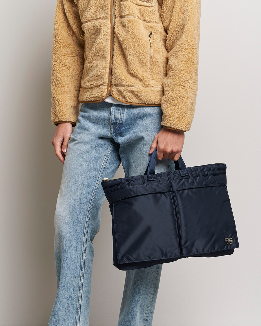 Herr | Japanese Department | Porter-Yoshida & Co. | Tanker Short Helmet Bag Iron Blue