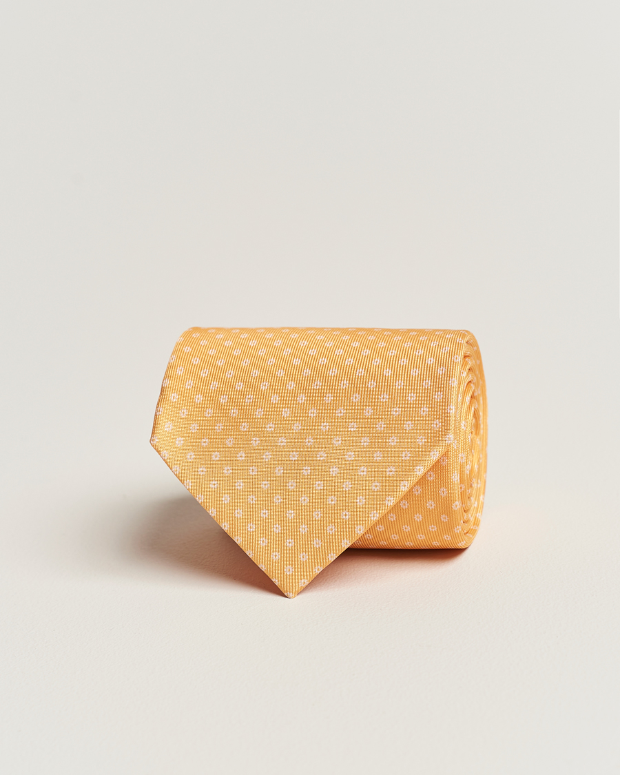 Herr |  | E. Marinella | 3-Fold Printed Silk Tie Yellow