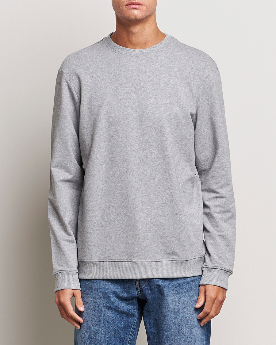 Herr | Bread & Boxers | Bread & Boxers | Loungewear Crew Neck Sweatshirt Grey Melange