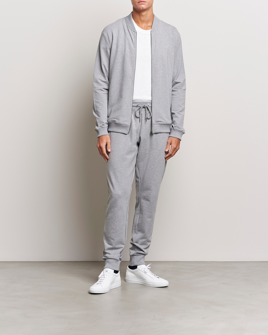 Herr | Byxor | Bread & Boxers | Loungewear Pants Grey Melange