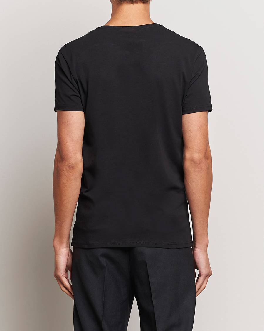 Herr | T-Shirts | Bread & Boxers | 2-Pack V-Neck T-Shirt Black