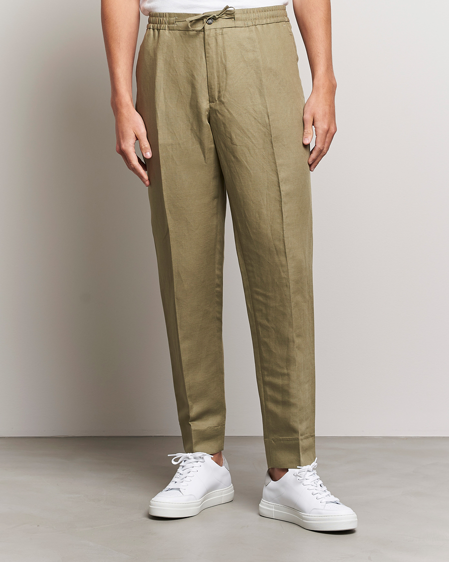 Herr |  | J.Lindeberg | Baron Tencel/Linen Trousers Aloe