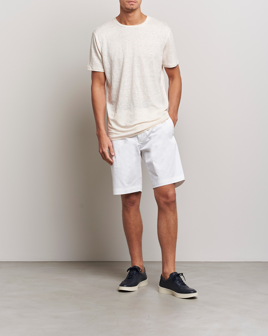 Herr | Shorts | J.Lindeberg | Nathan Super Satin Shorts White