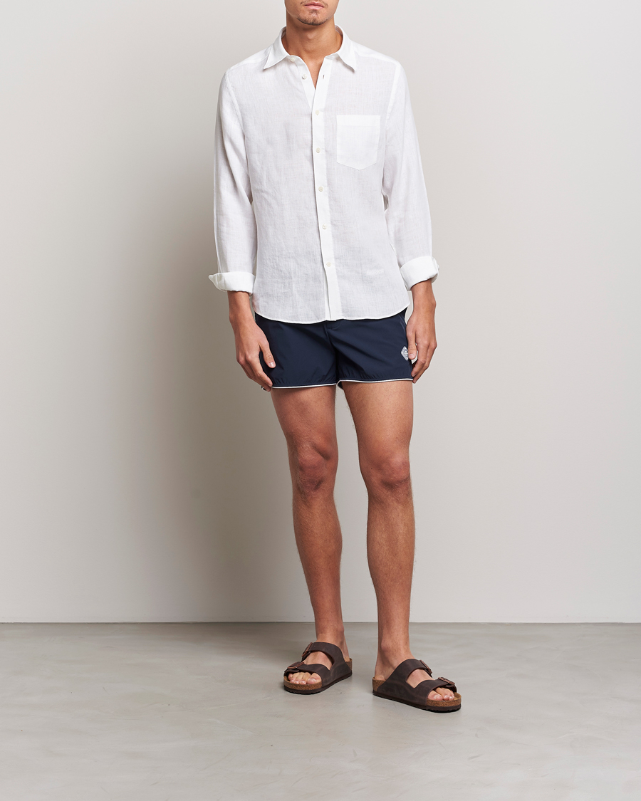 Herr | Badbyxor | J.Lindeberg | Arnold Stretch Swimshorts Navy