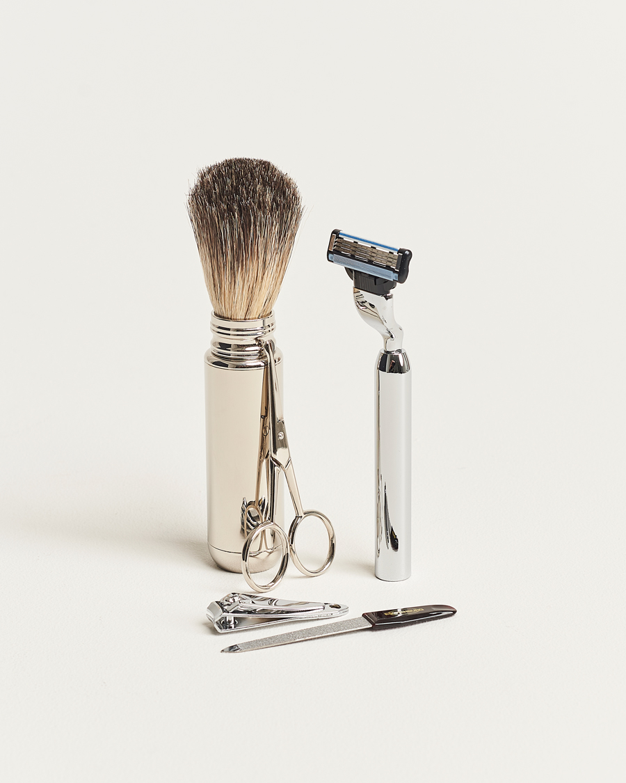 Herre |  | F. Hammann | Shaving and Manicure Set Dark Brown