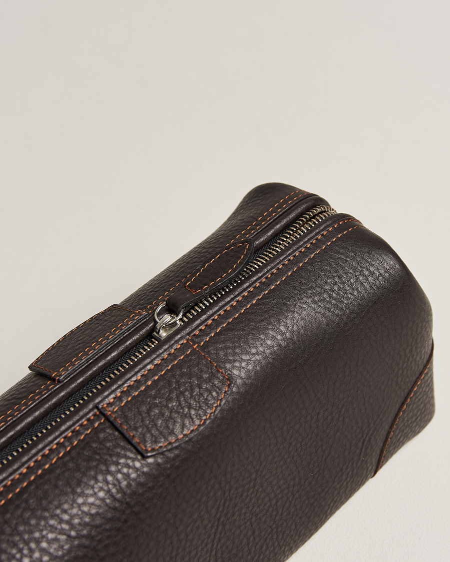 Herr | Väskor | F. Hammann | Large Washbag Dark Brown