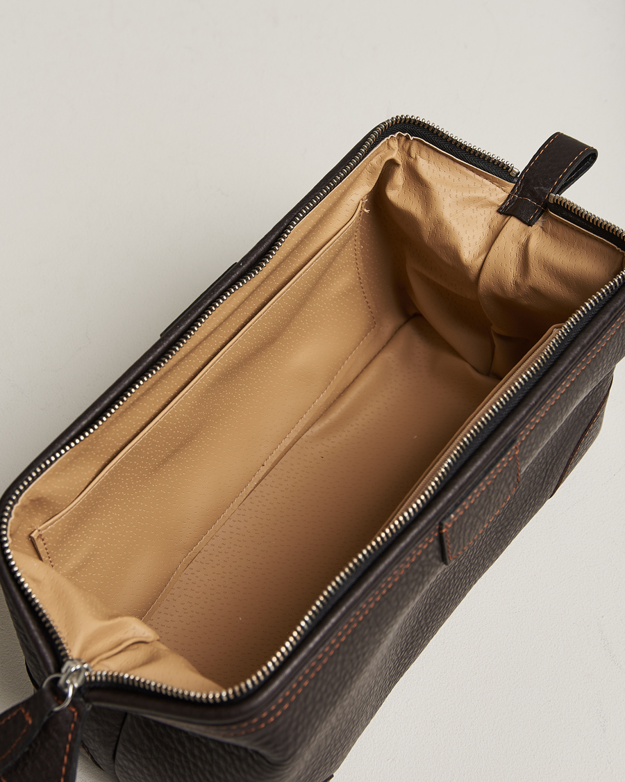 Herr | Väskor | F. Hammann | Large Washbag Dark Brown
