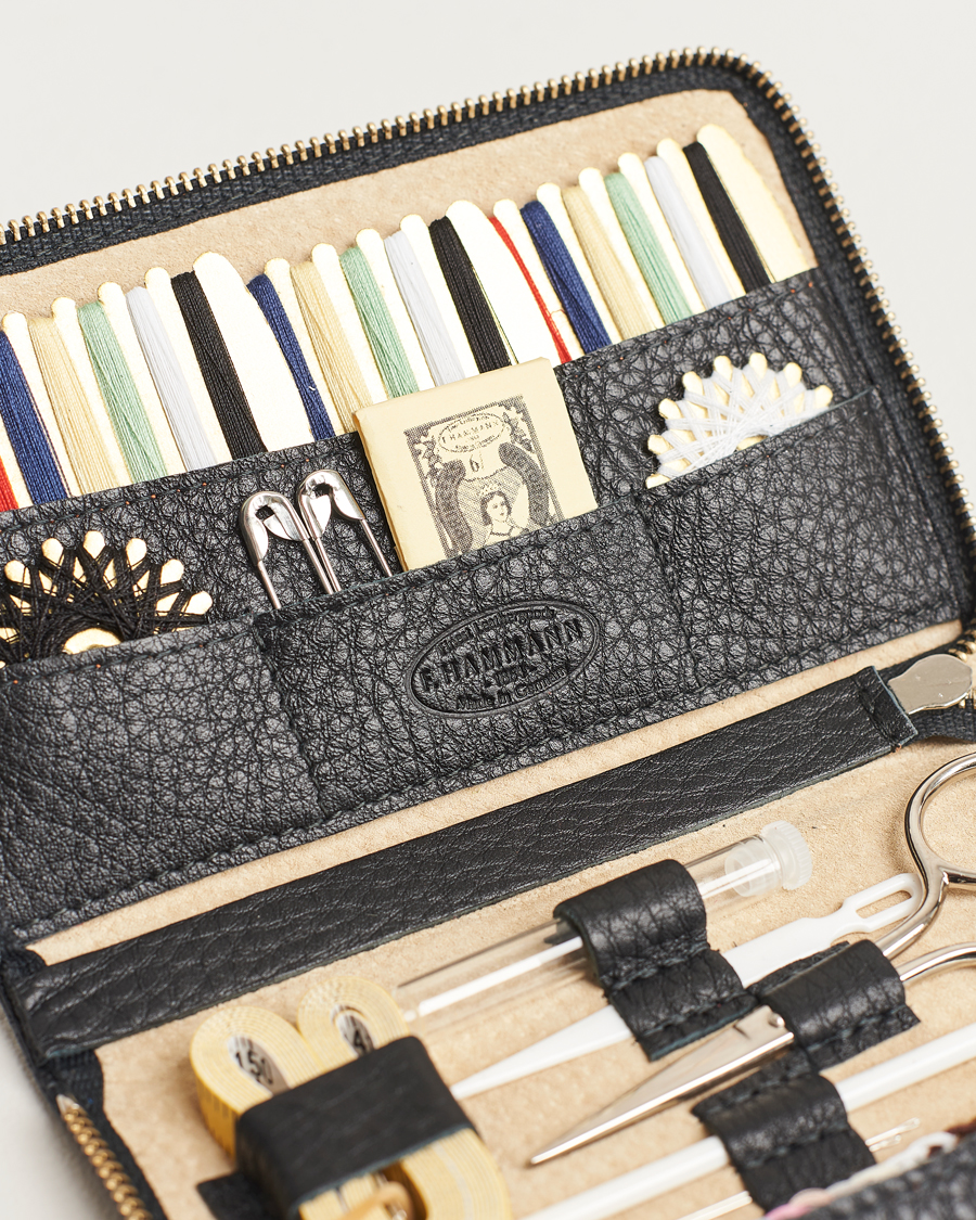 Herr | Till hemmet | F. Hammann | Travel Sewing Set Black