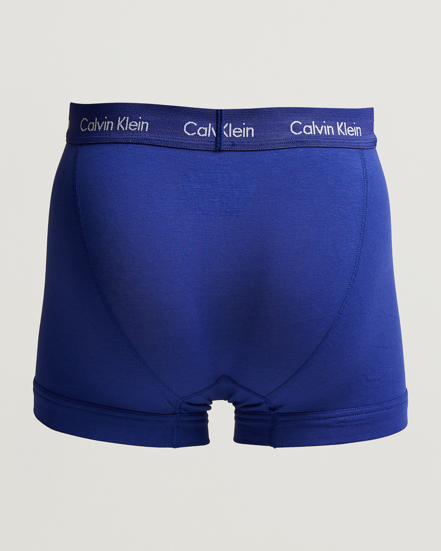Herr | Underkläder | Calvin Klein | Cotton Stretch 3-Pack Trunk Blue/Black/Green