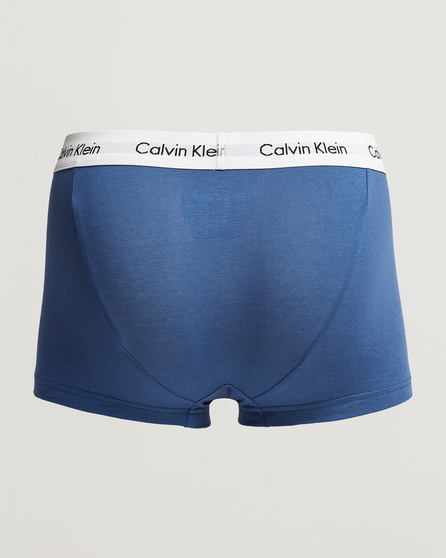 Herr | Calvin Klein | Calvin Klein | Cotton Stretch 3-Pack Low Rise Trunk Red/Sky/Blue
