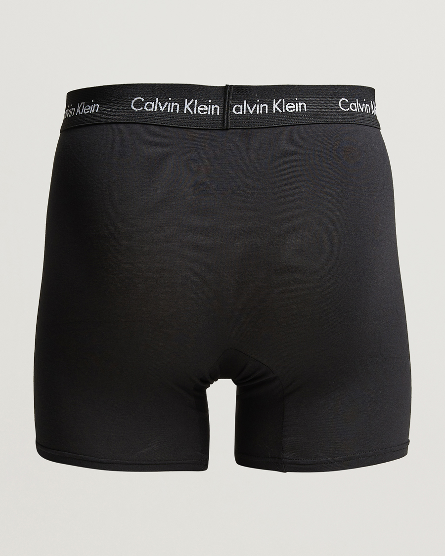 Herr | Calvin Klein | Calvin Klein | Cotton Stretch 3-Pack Boxer Brief Black/Port Red/Grey
