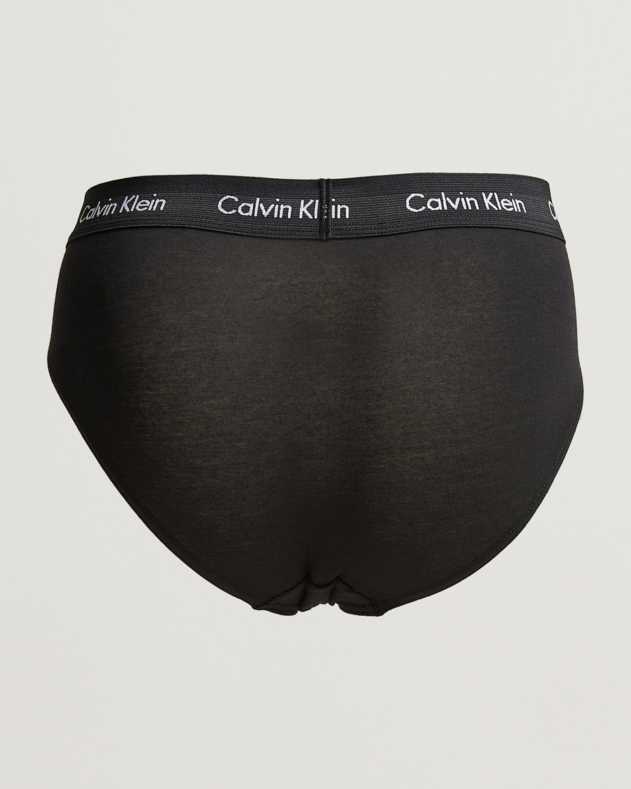 Herr | Calvin Klein | Calvin Klein | Cotton Stretch Hip Breif 3-Pack Black/Port Red/Grey