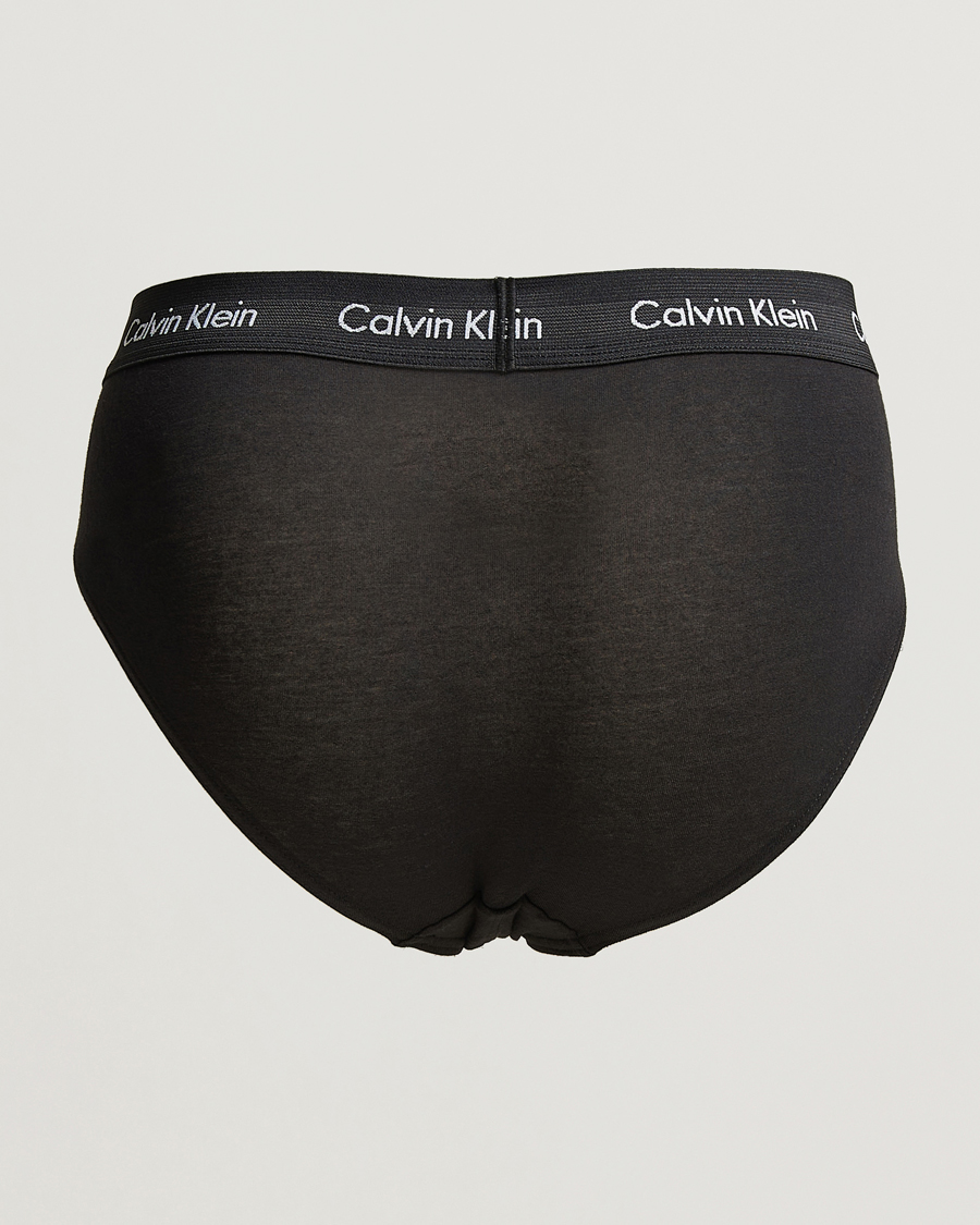 Herr | Underkläder | Calvin Klein | Cotton Stretch Hip Breif 3-Pack Black/Port Red/Grey