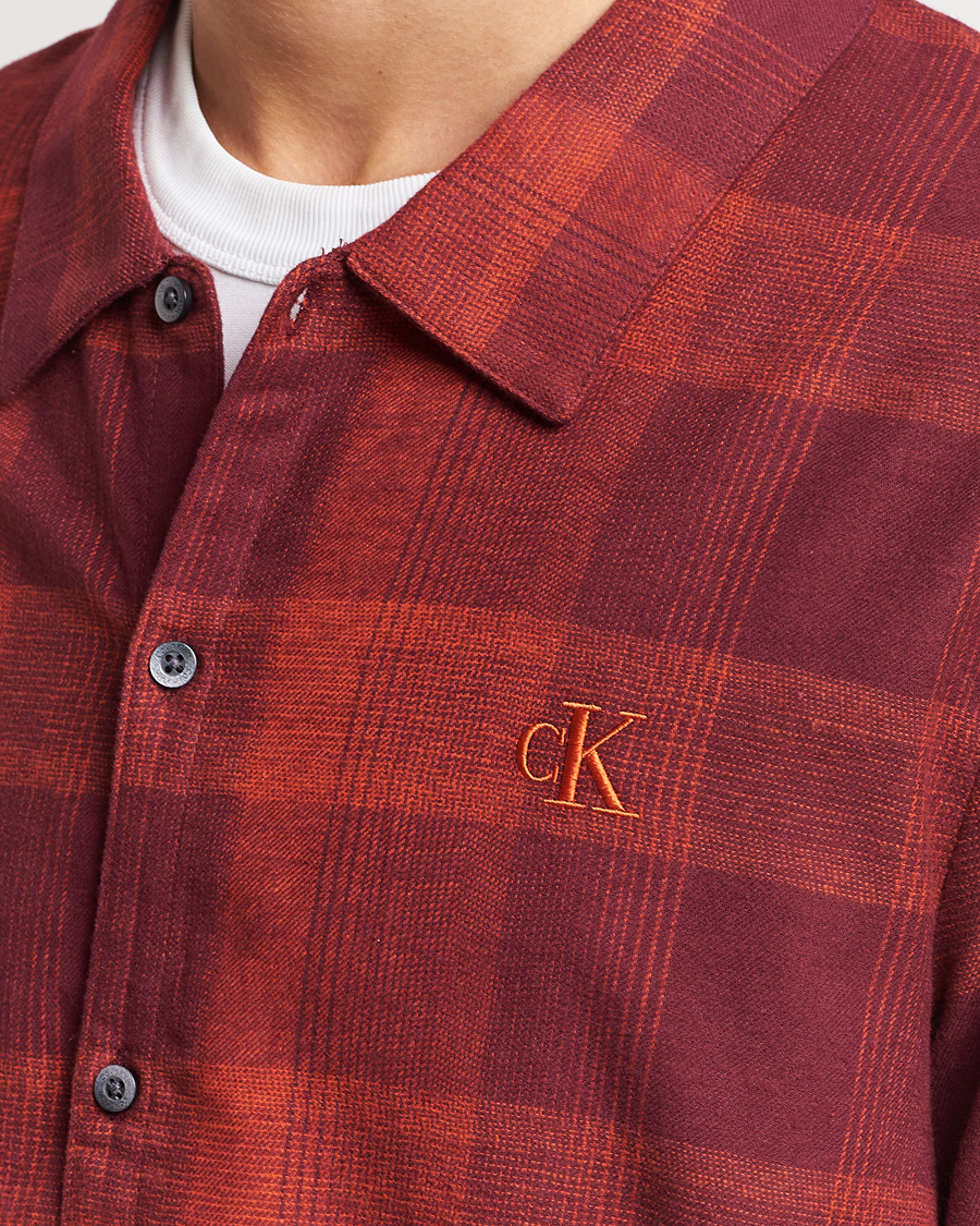Herr | Pyjamas & Morgonrockar | Calvin Klein | Cotton Checked Pyjama Set Red