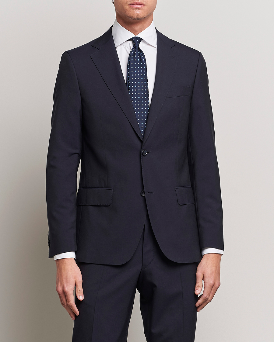 Herr |  | Oscar Jacobson | Edmund Wool Blazer Navy