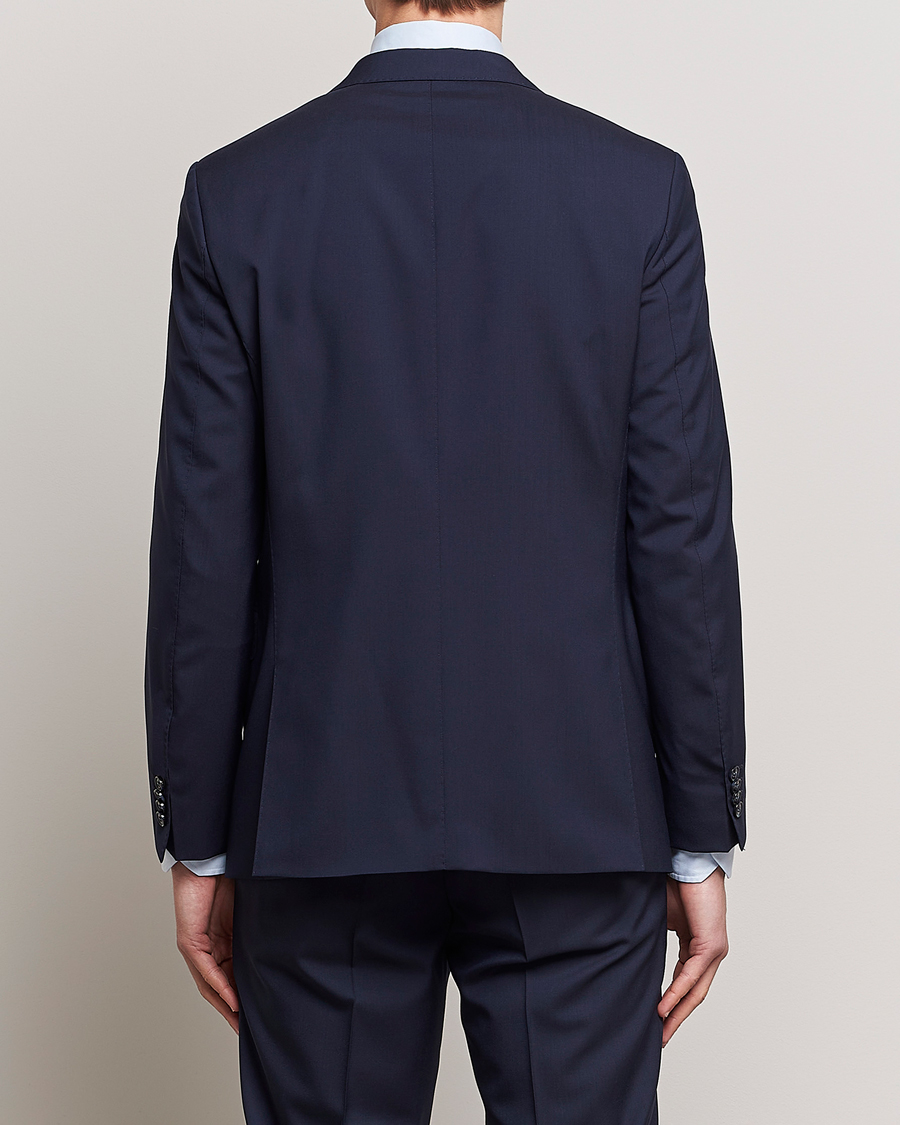 Herr | Kavajer | Oscar Jacobson | Falk Wool Blazer Blue