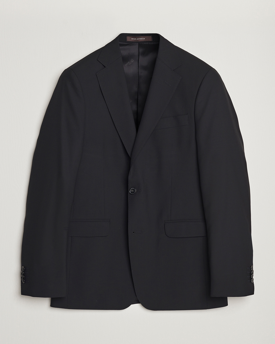 Herr | Kavajer | Oscar Jacobson | Falk Wool Blazer Black