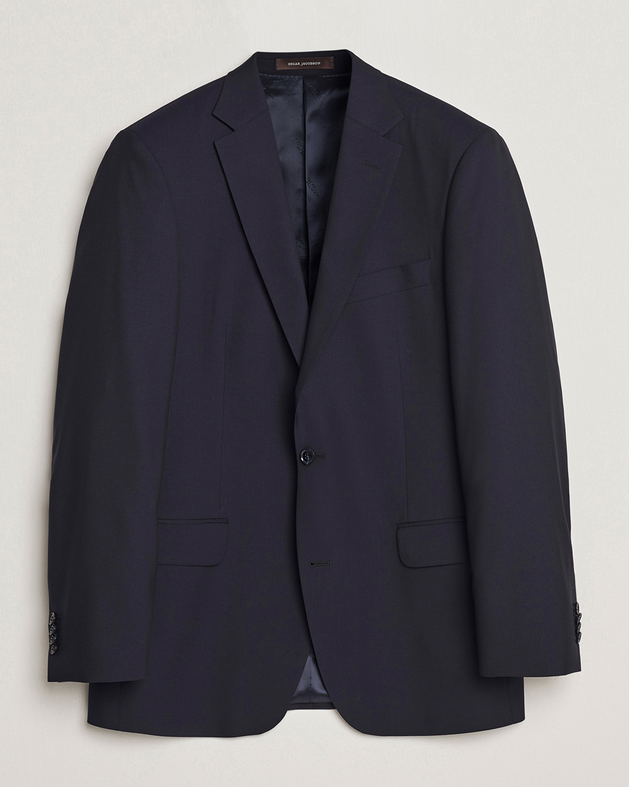 Herr | Kavajer | Oscar Jacobson | Joel Wool Blazer Navy