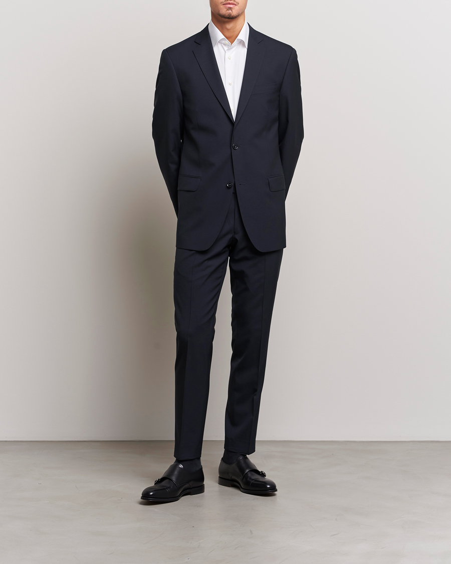 Herr | Kavajer | Oscar Jacobson | Joel Wool Blazer Navy