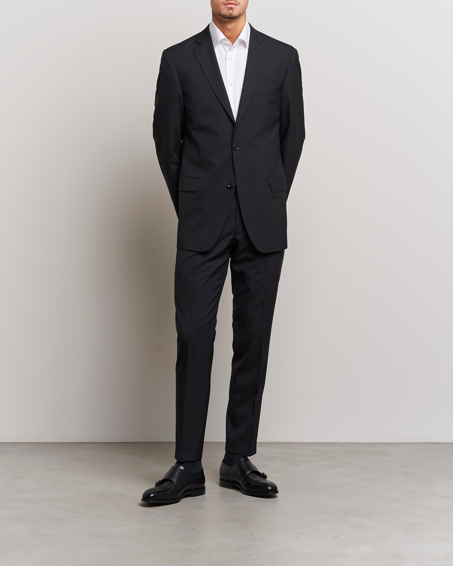 Herr | Kavajer | Oscar Jacobson | Joel Wool Blazer Black