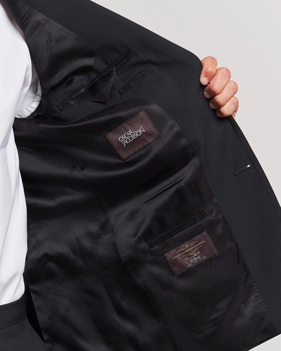 Herr | Kavajer | Oscar Jacobson | Joel Wool Blazer Black