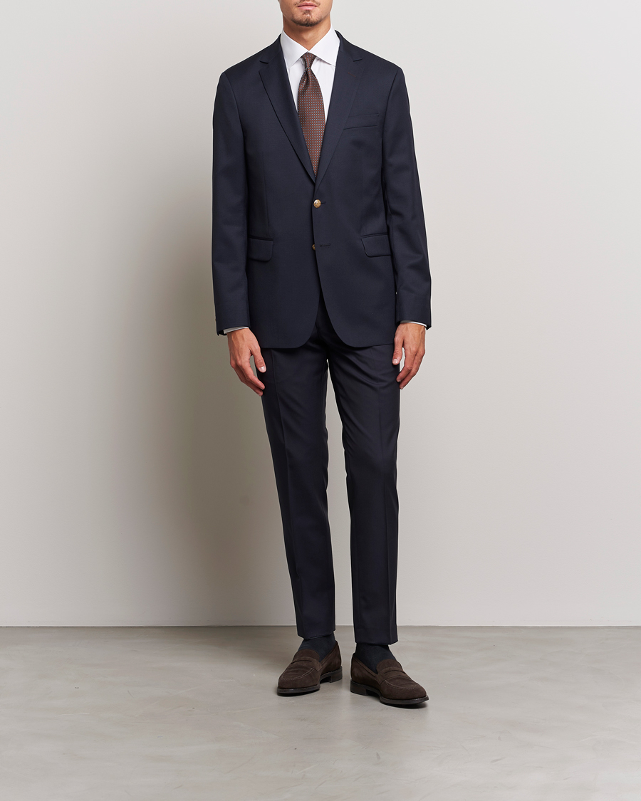 Herr | Kavajer | Oscar Jacobson | John Club Wool Blazer Navy