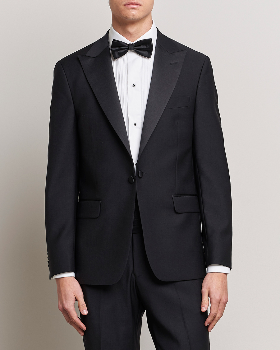 Herre |  | Oscar Jacobson | Frampton Wool Tuxedo Blazer Black