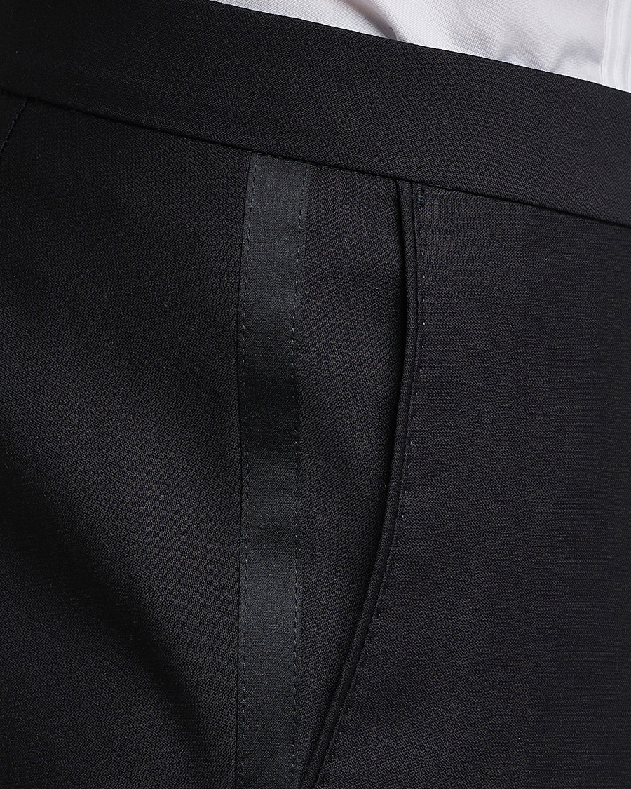 Herr | Byxor | Oscar Jacobson | Duke Wool Trousers Black