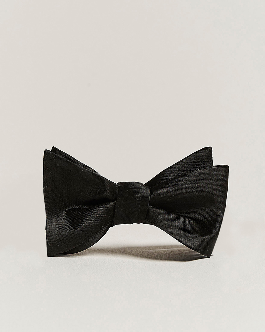 Herr | Oscar Jacobson Bow Tie, Self Tie Black | Oscar Jacobson | Bow Tie, Self Tie Black