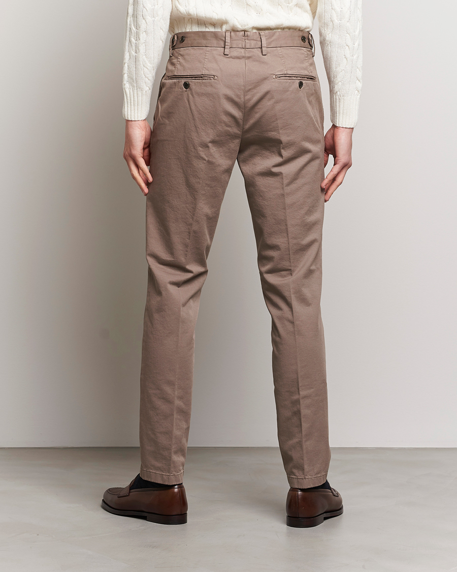 Herr | Byxor | Oscar Jacobson | Danwick Cotton Trousers Light Brown