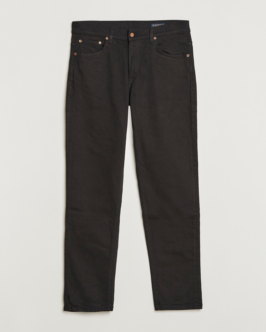 Herr | Jeans | Oscar Jacobson | Karl Cotton Stretch Jeans Black