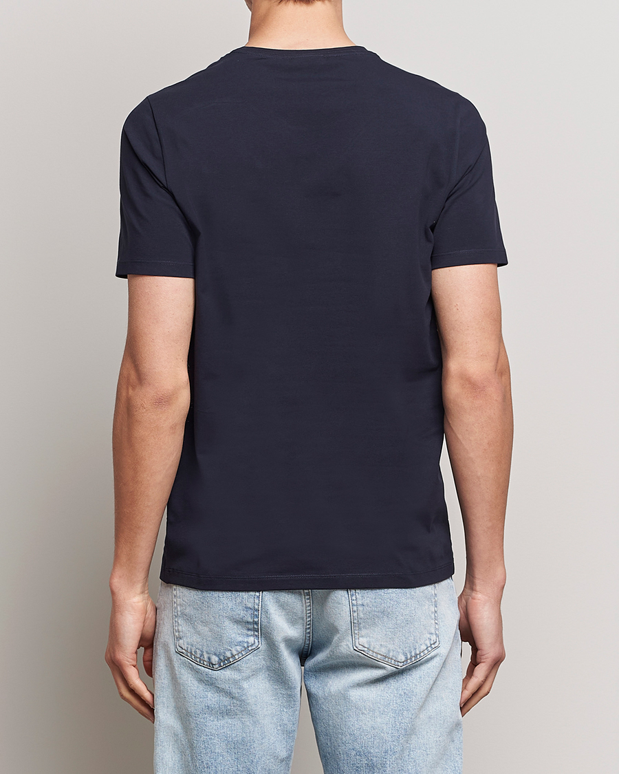 Herr | T-Shirts | Oscar Jacobson | Kyran Cotton T-shirt S-S Navy