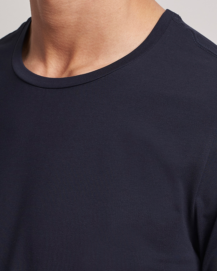 Herr | T-Shirts | Oscar Jacobson | Kyran Cotton T-shirt S-S Navy