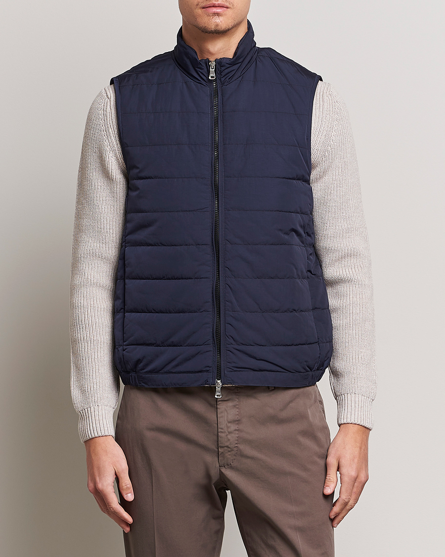 Herr | Kläder | Oscar Jacobson | Liner Evo Waistcoat Blue