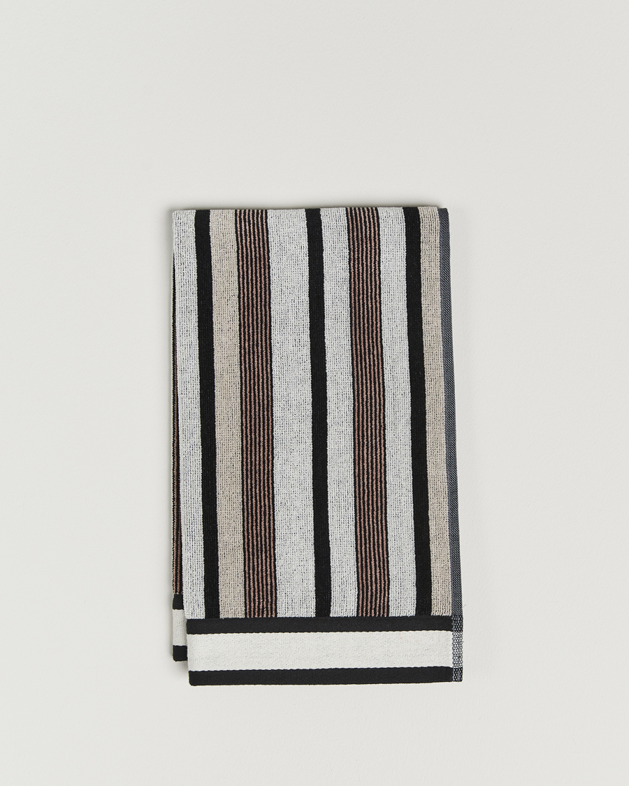 Herr | Textilier | Missoni Home | Craig Hand Towel 40x70cm Grey/Black