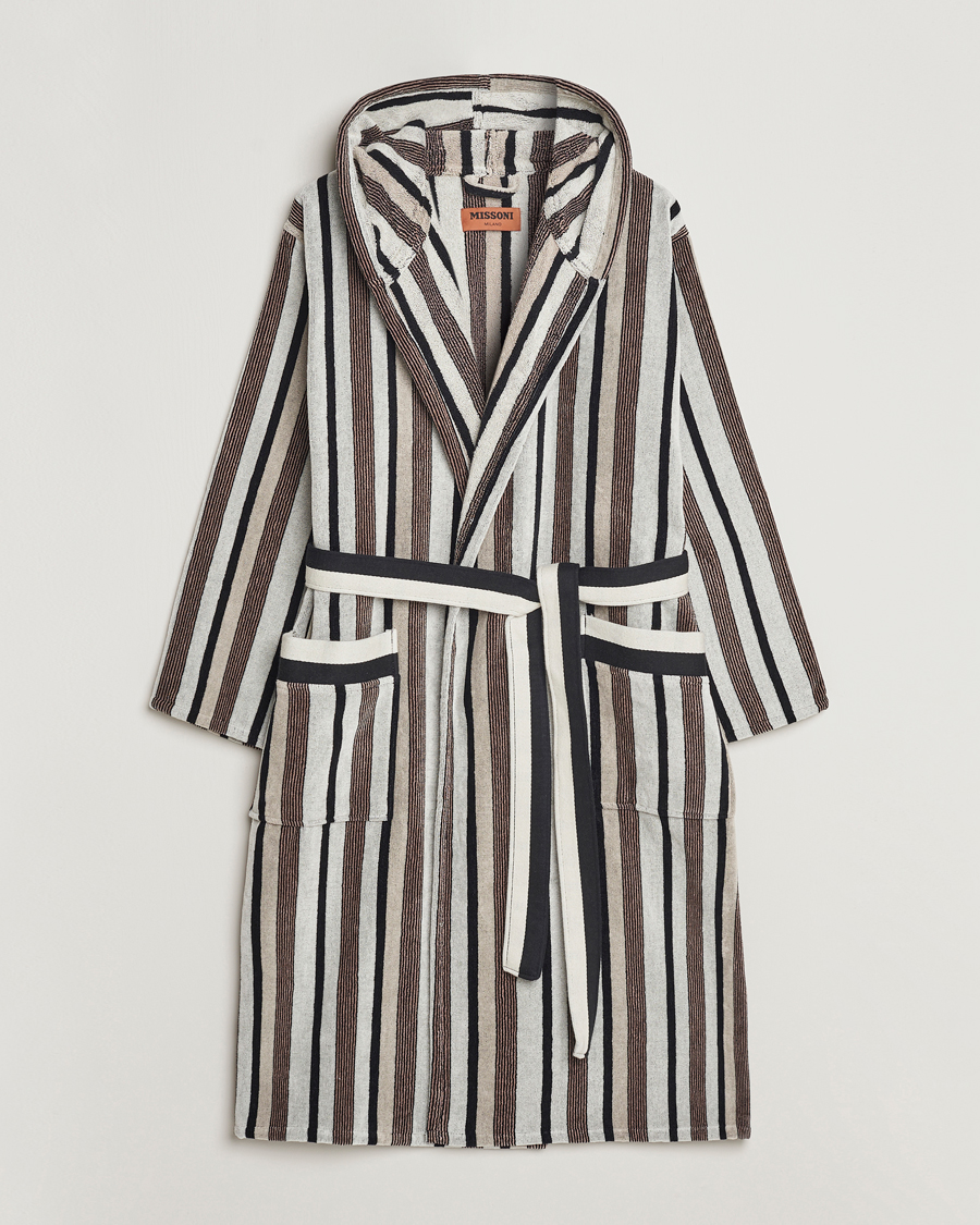 Herr | Pyjamas & Morgonrockar | Missoni Home | Craig Bathrobe Grey/Black