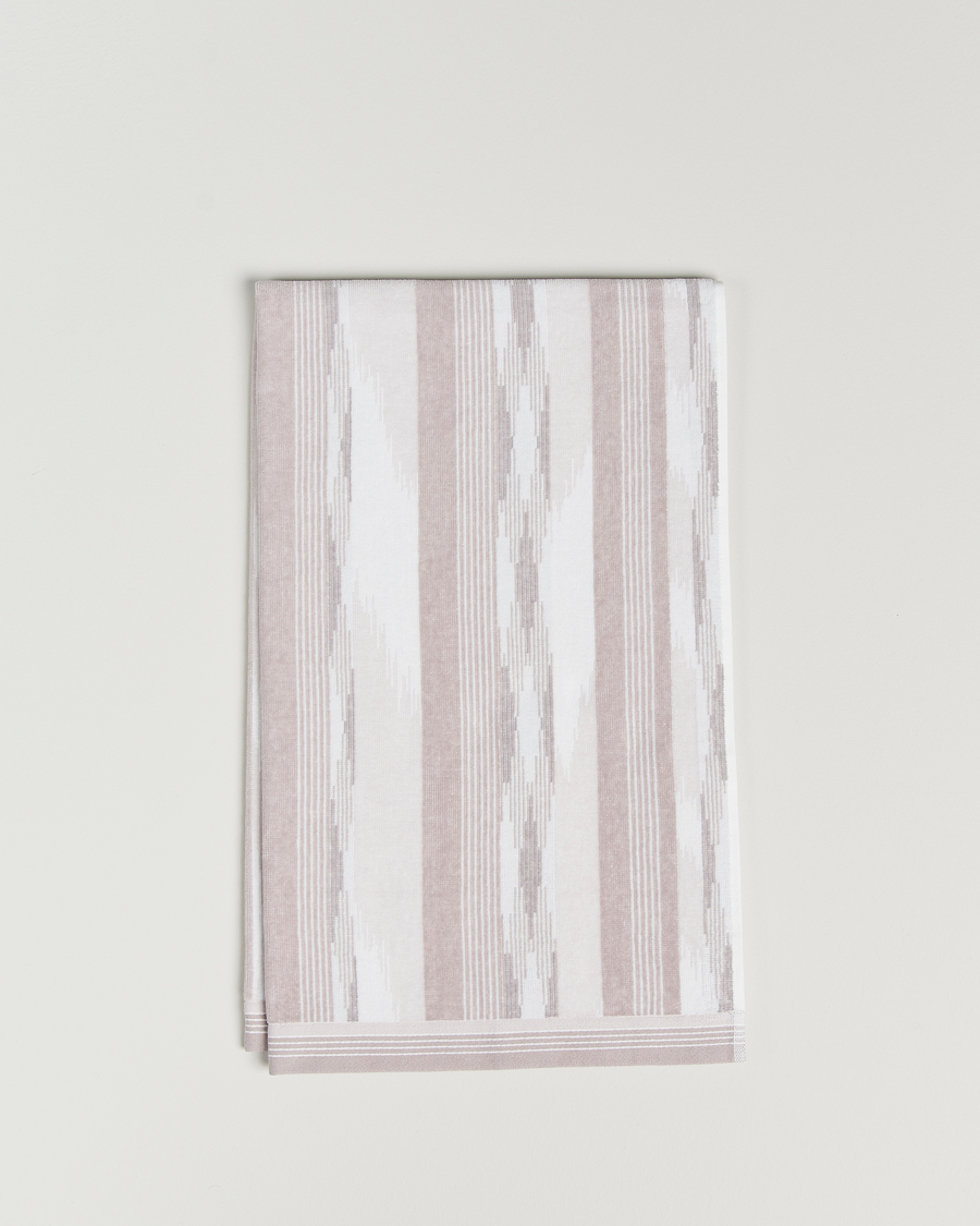 Herr | Textilier | Missoni Home | Clint Bath Towel 70x115cm Beige/White