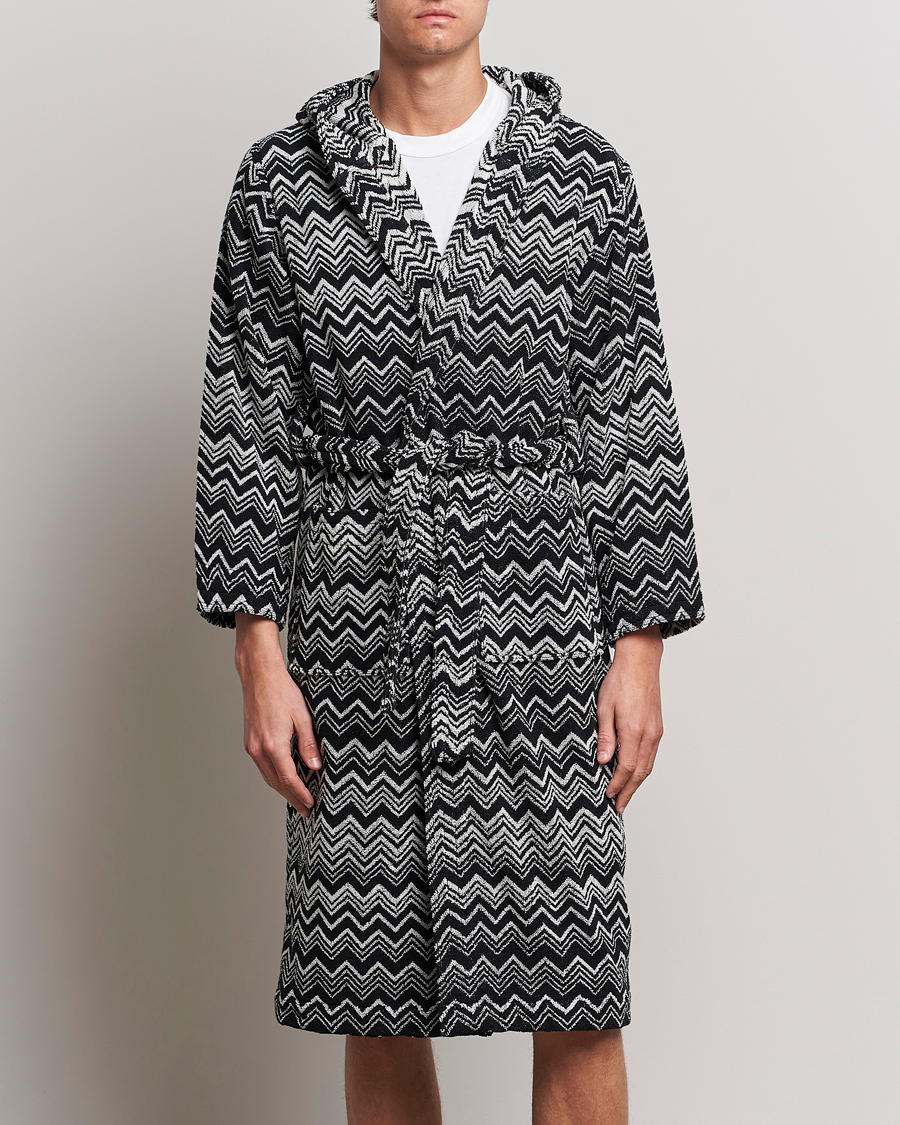 Herr |  | Missoni Home | Keith Bathrobe Grey/Black