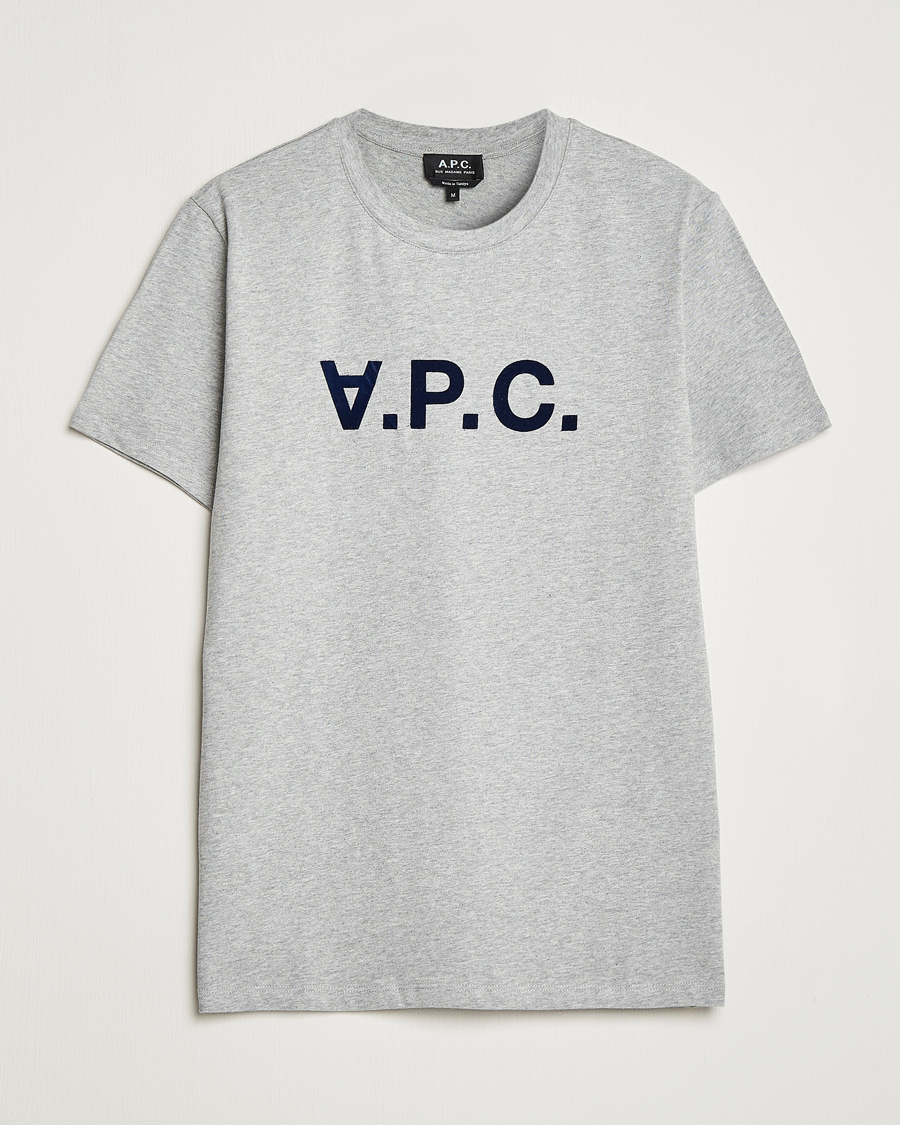 Herr | T-Shirts | A.P.C. | VPC T-Shirt Grey Heather