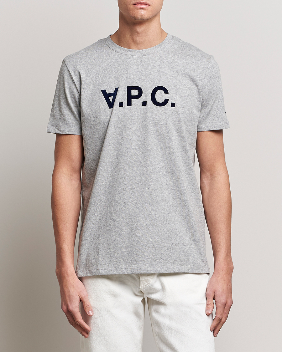 Herr | Kortärmade t-shirts | A.P.C. | VPC T-Shirt Grey Heather
