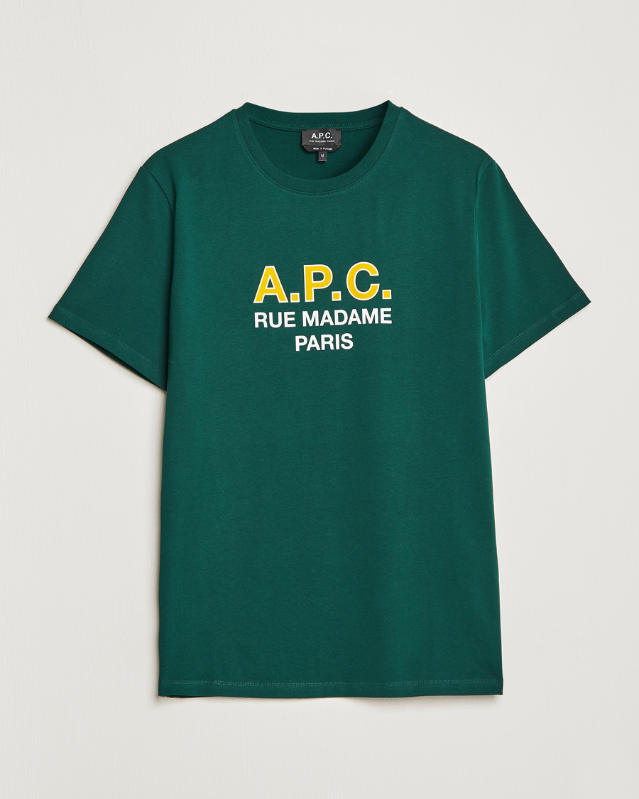 Herr | T-Shirts | A.P.C. | Madame T-Shirt Dark Green