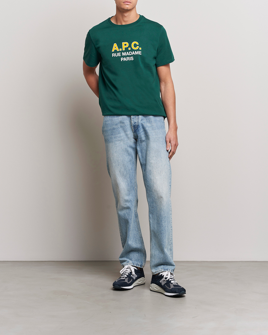 Herr | T-Shirts | A.P.C. | Madame T-Shirt Dark Green
